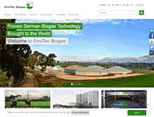 Tablet Screenshot of envitec-biogas.com